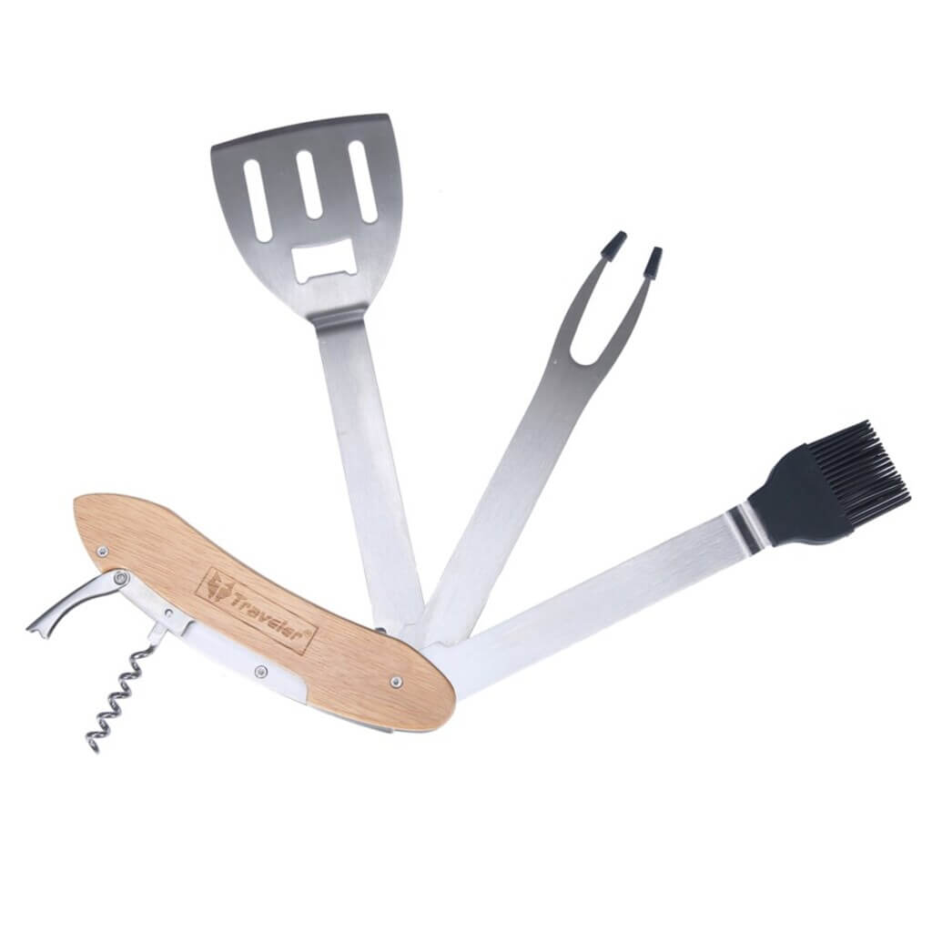 Blonde Travel BBQ Set - The Gifted Man