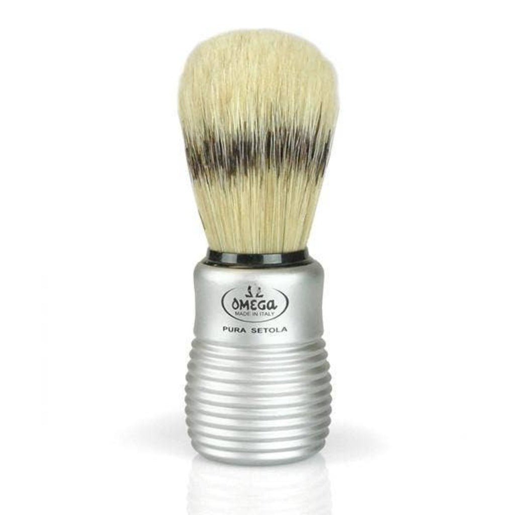 Boar Bristle Shave Brush with Aluminum Handle - The Gifted Man