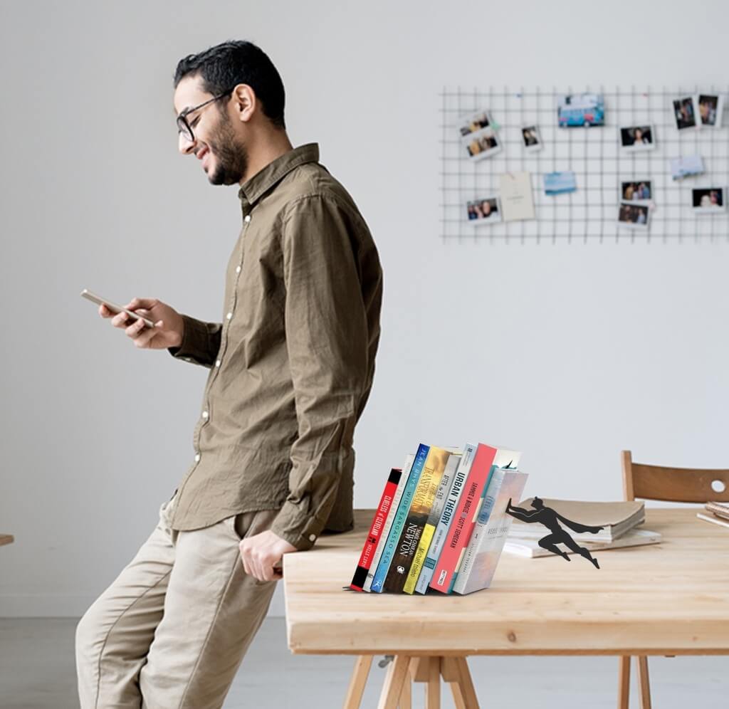 Book &amp; Hero Bookend - The Gifted Man