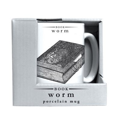 Book Worm Porcelain Mug - The Gifted Man
