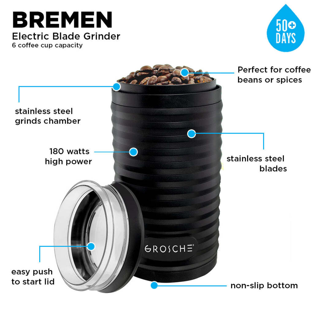 BREMEN Blade Electric Coffee Grinder - The Gifted Man