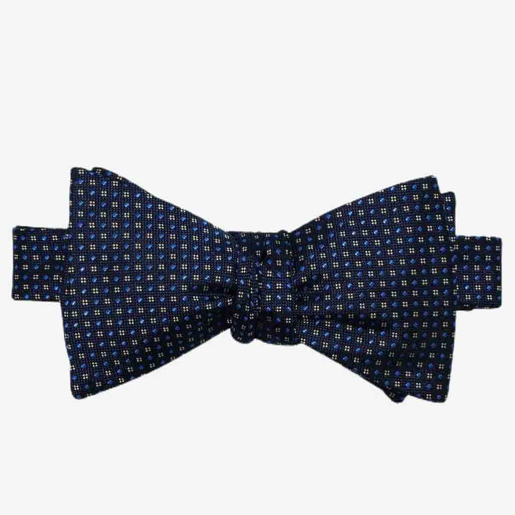 Bright Night Silk Bow Tie (self-tie) - The Gifted Man