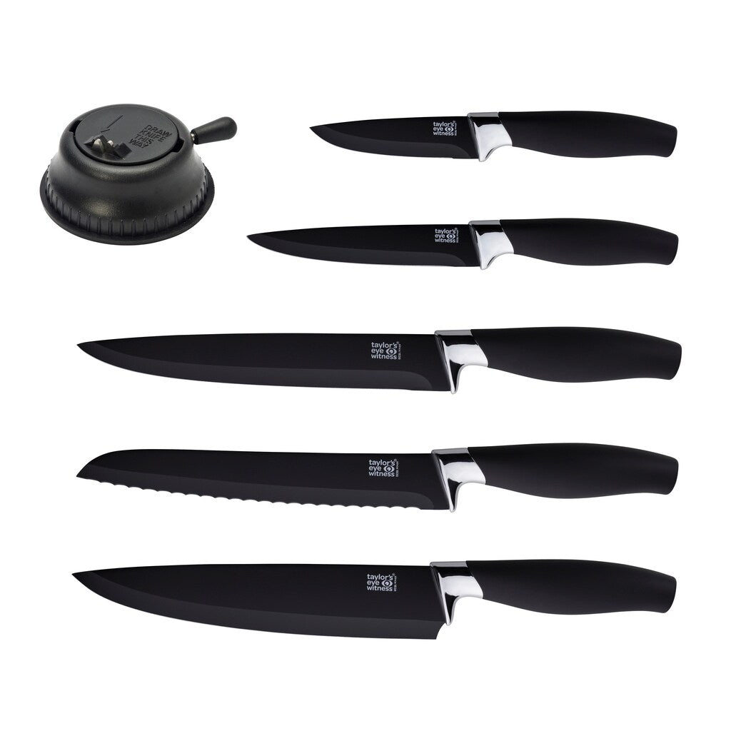 Brooklyn Chrome 5 PC Knife Set - The Gifted Man