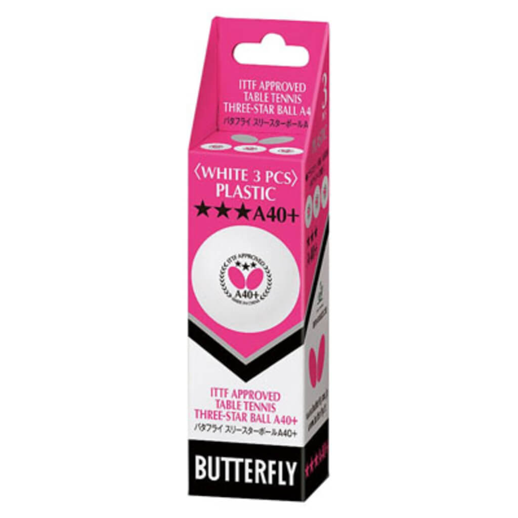 Butterfly 3-Star A40+ Ball - 3 Pack - The Gifted Man
