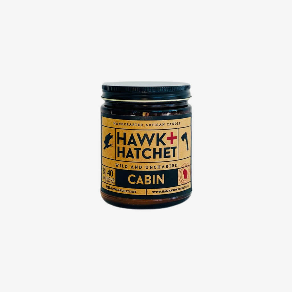 &quot;Cabin&quot; It takes you north to your secret place off the grid. A comforting backdrop for reading a book, journaling or song writing. A warm rustic blend of bark and spices with a fresh burst of pine.