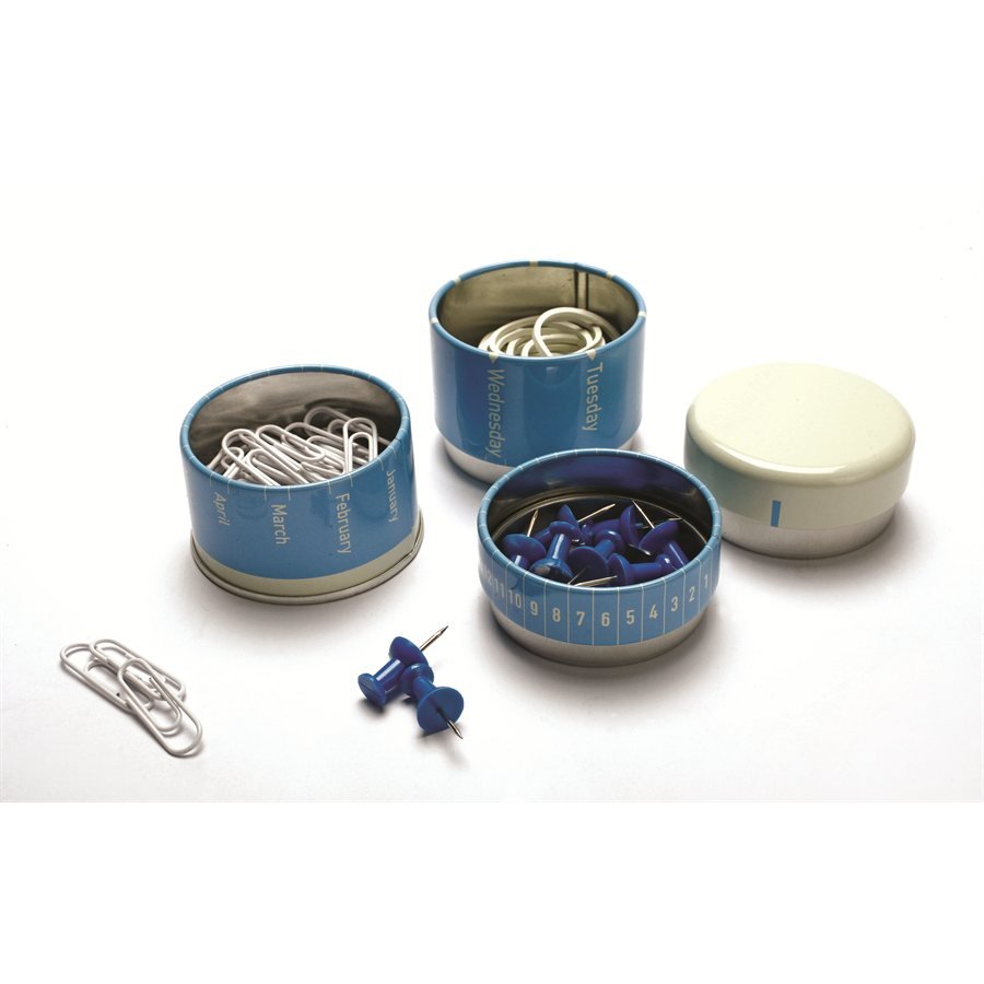 Calender Tin Blue - The Gifted Man