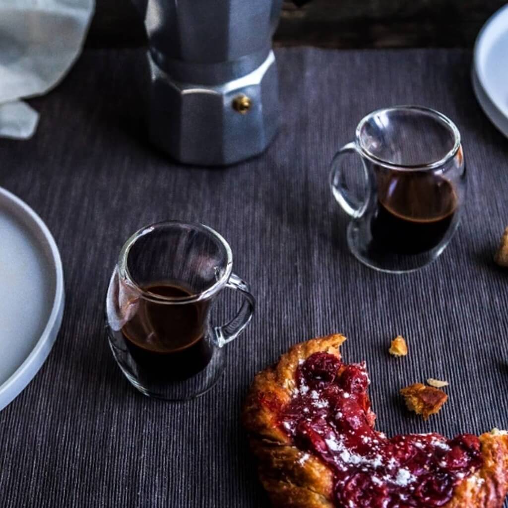 Caleo Double Wall Espresso Glasses, 2 Oz Set of 2 - The Gifted Man