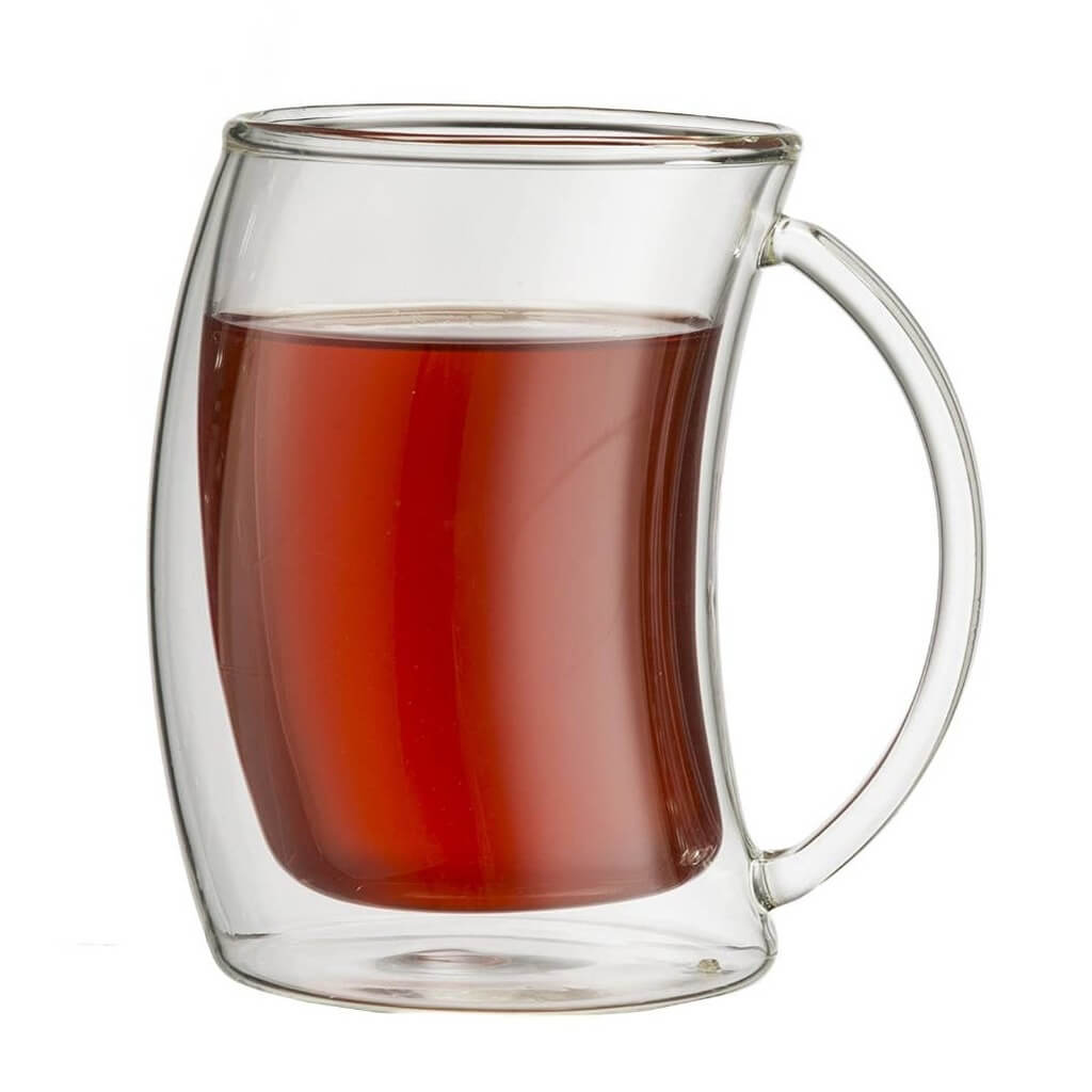 Caleo Insulated Coffee/Tea Glasses, 10 Oz Set of 2 - The Gifted Man