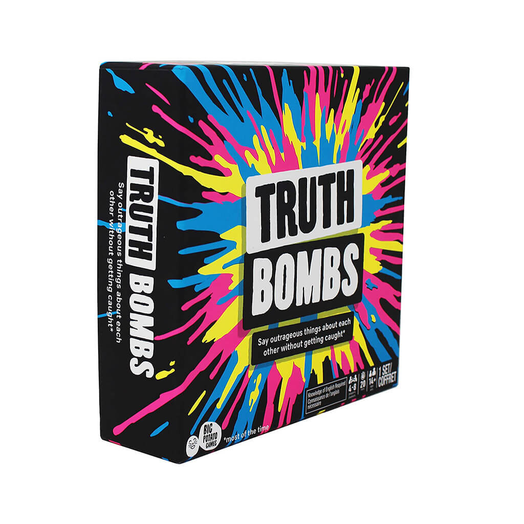Canada Truth Bombs: A Party Game About Superheroes, Sandwiches &amp; Secrets - The Gifted Man