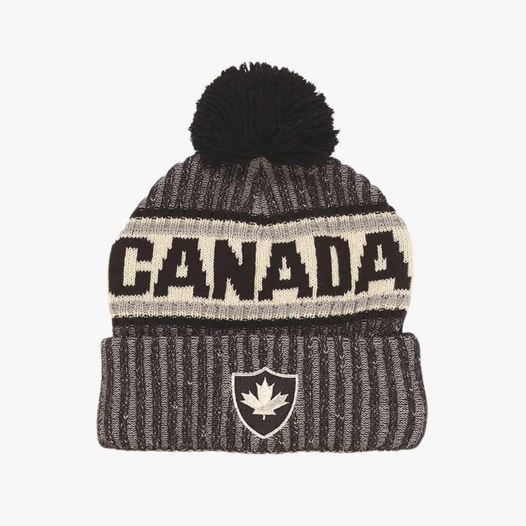 Toque - Marled Knit Black