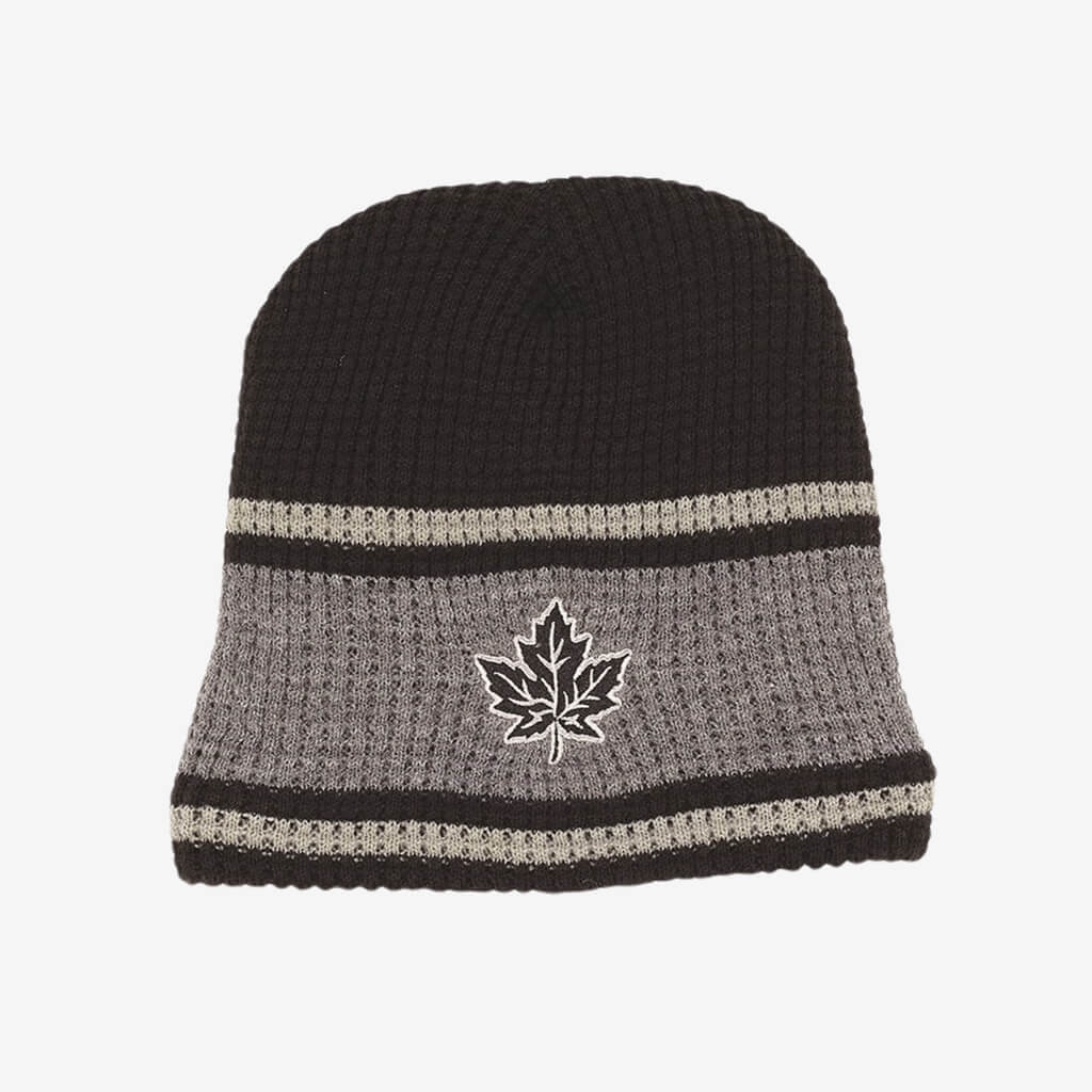 Toque - Waffle Knit Black