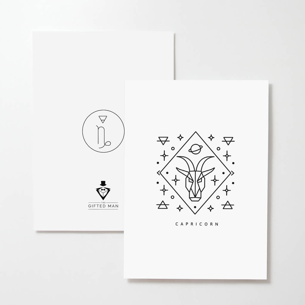 Capricorn Greeting Card - The Gifted Man