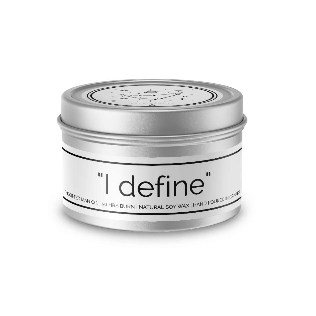 Capricorn &quot;I Define&quot; Candle - The Gifted Man