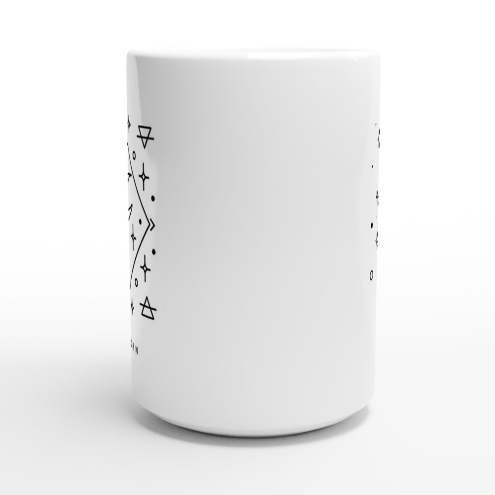 Capricorn White 15oz Ceramic Mug - The Gifted Man