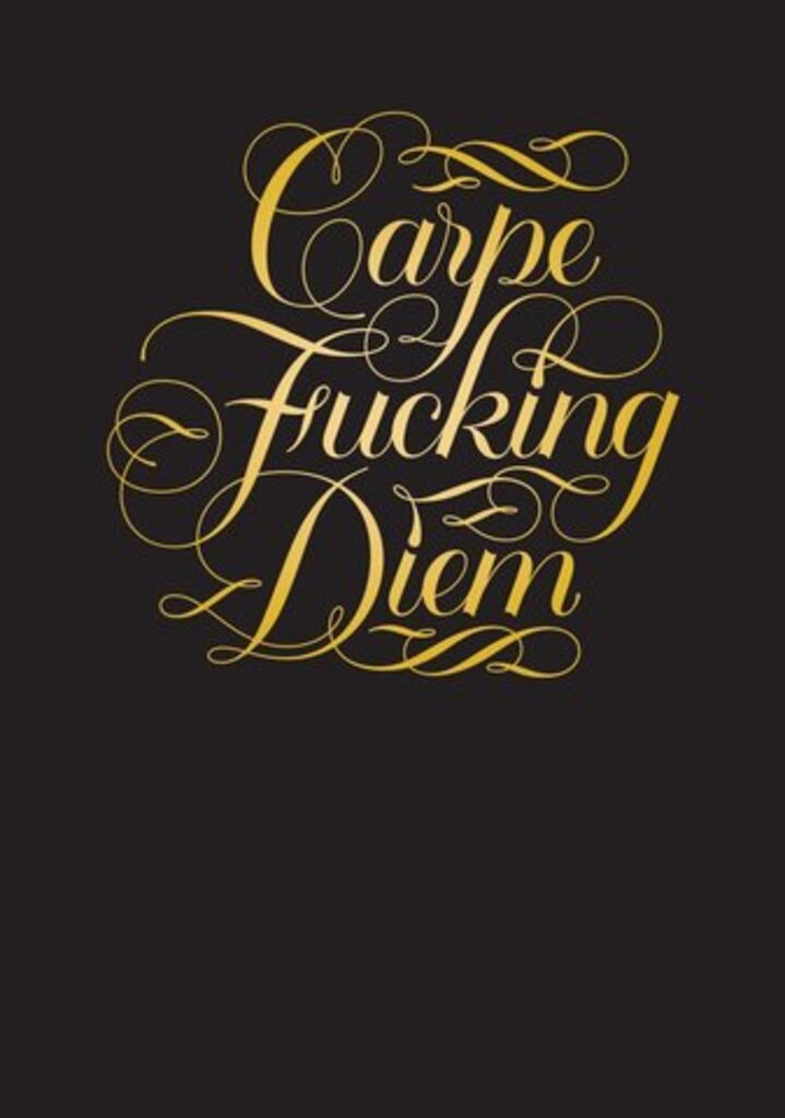 Carpe Fucking Diem Flexi Journal - The Gifted Man