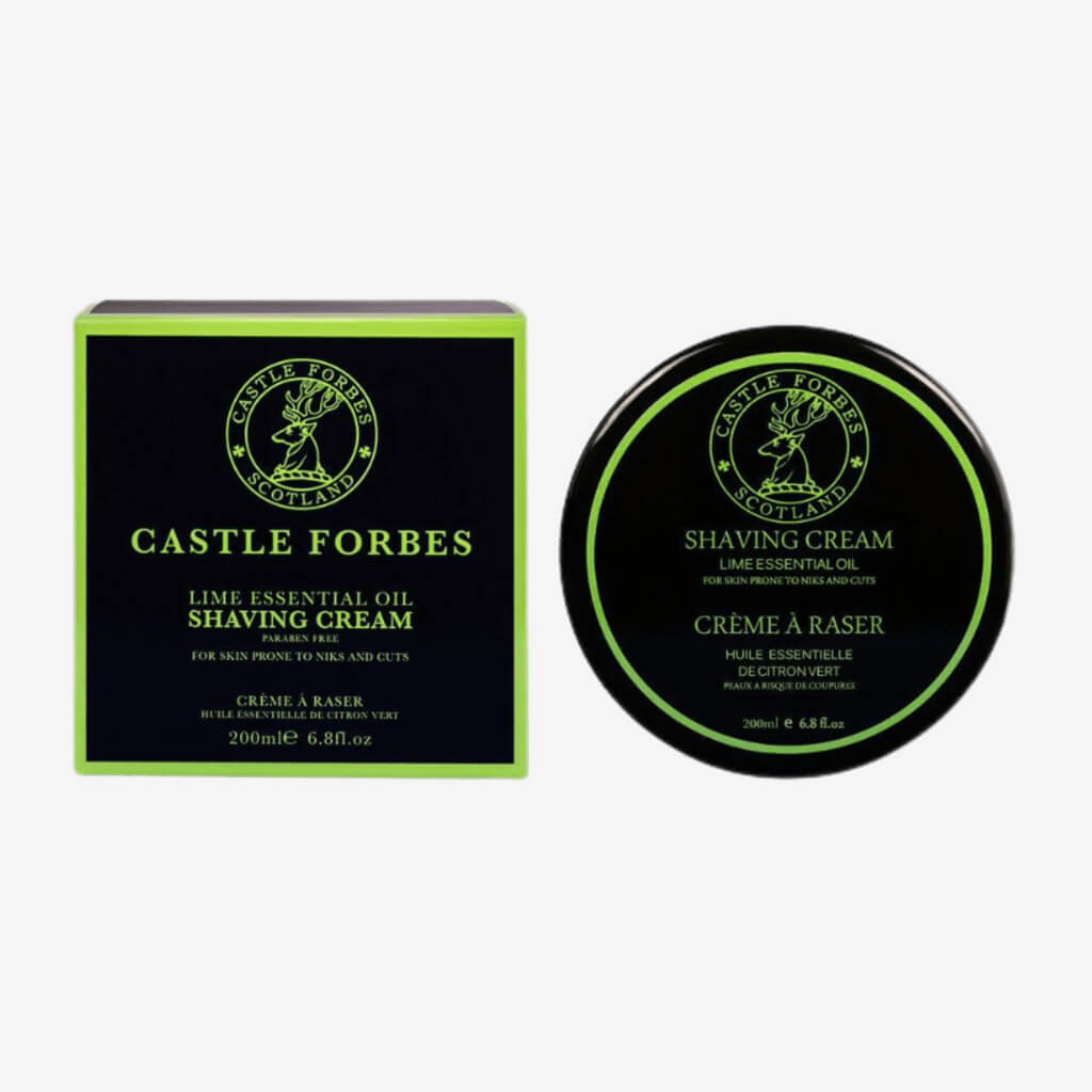 Castle Forbes Shaving Cream Lime Oil - The Gifted Man