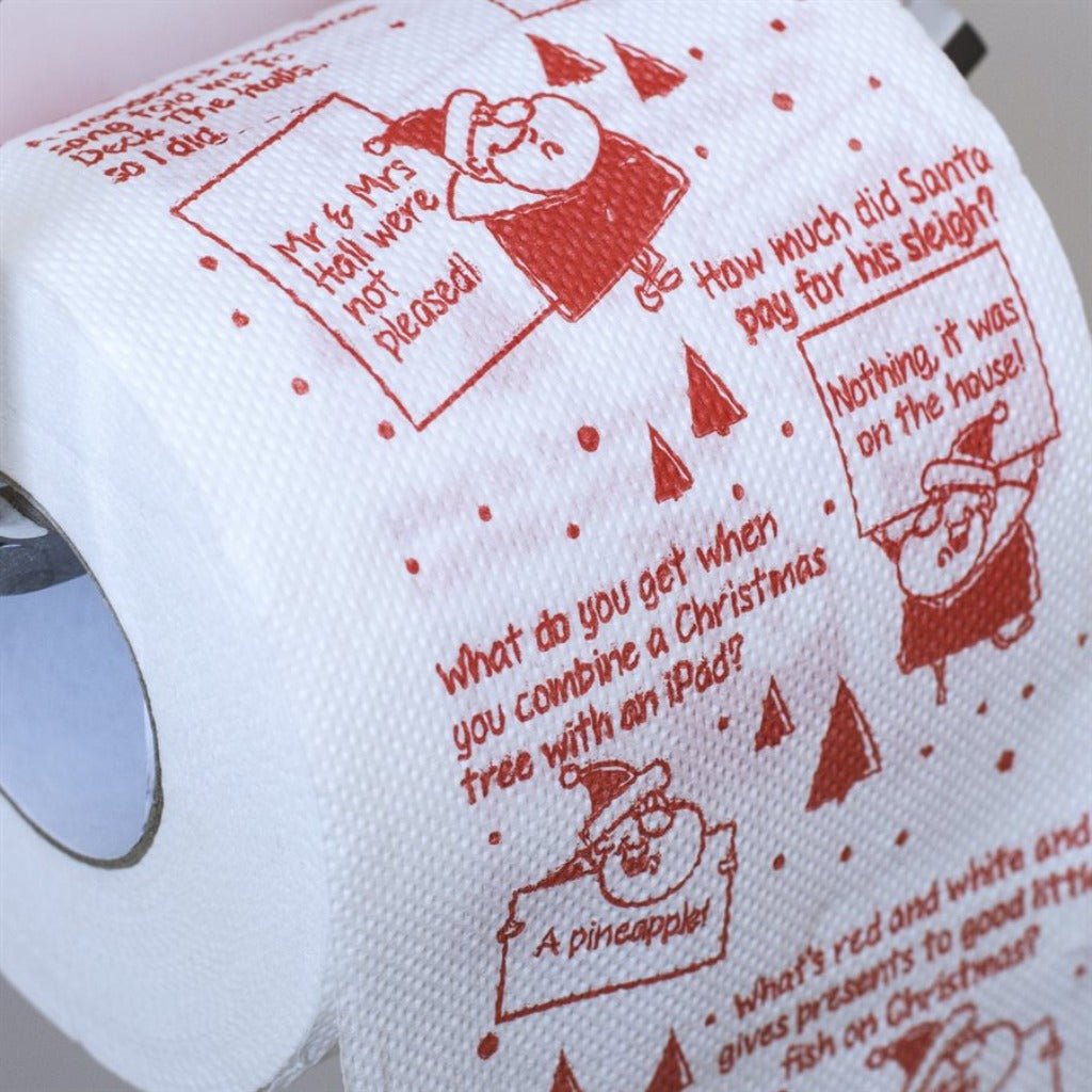 Christmas Joke Toilet Roll - The Gifted Man