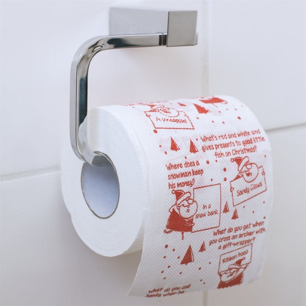 Christmas Joke Toilet Roll - The Gifted Man