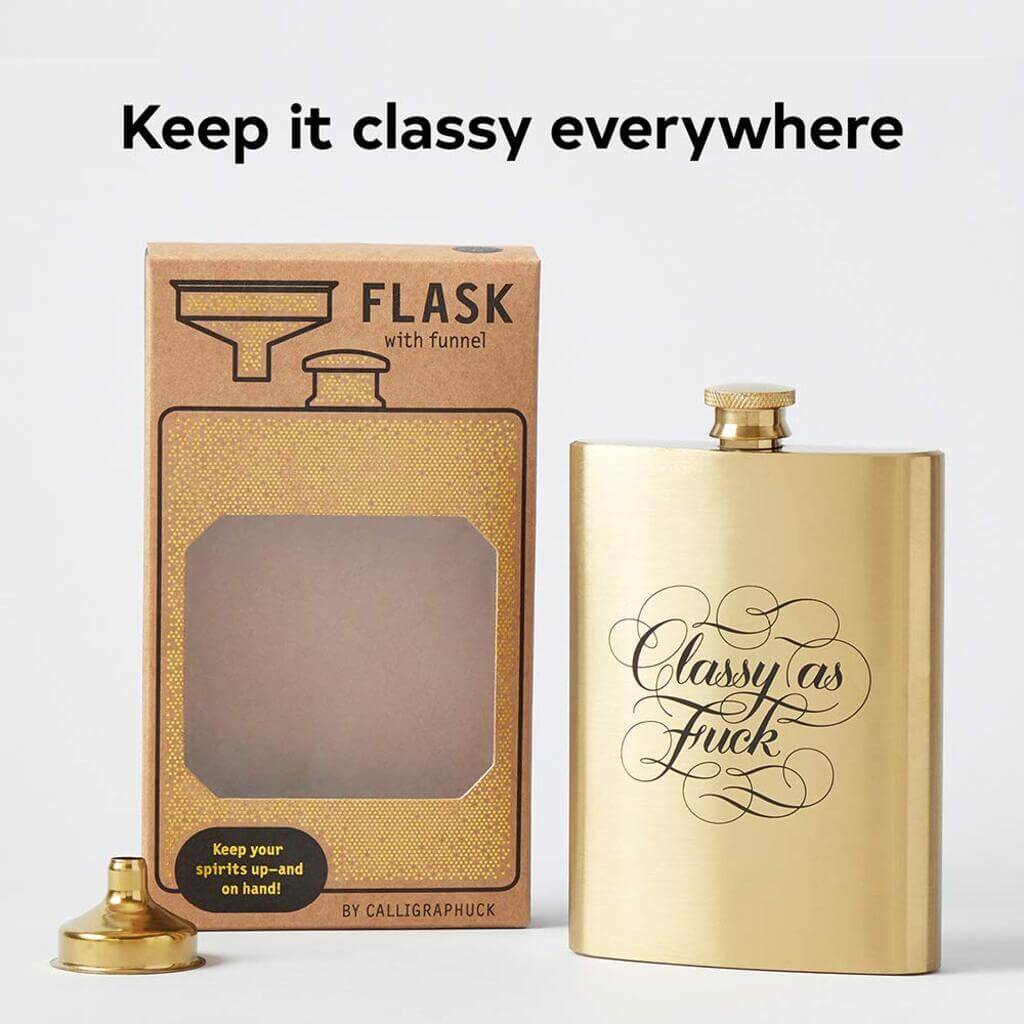 Classy as Fuck Flask - The Gifted Man