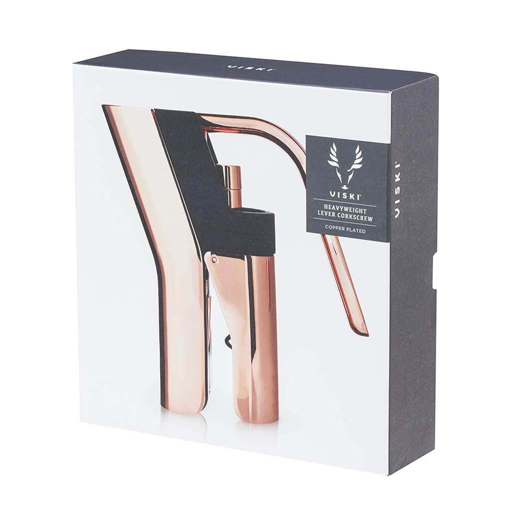 Copper Heavyweight Lever Corkscrew by Viski - The Gifted Man