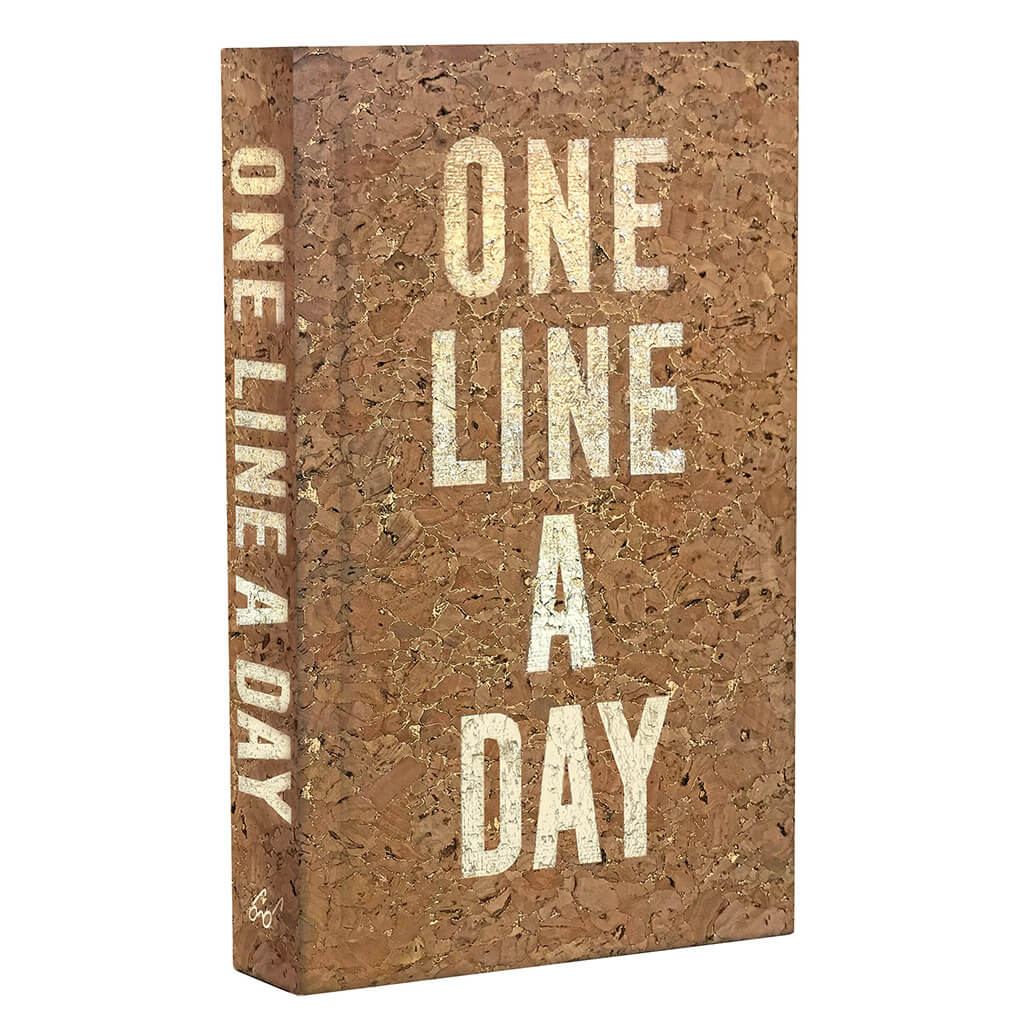 Cork One Line a Day A Five-Year Memory Book - The Gifted Man