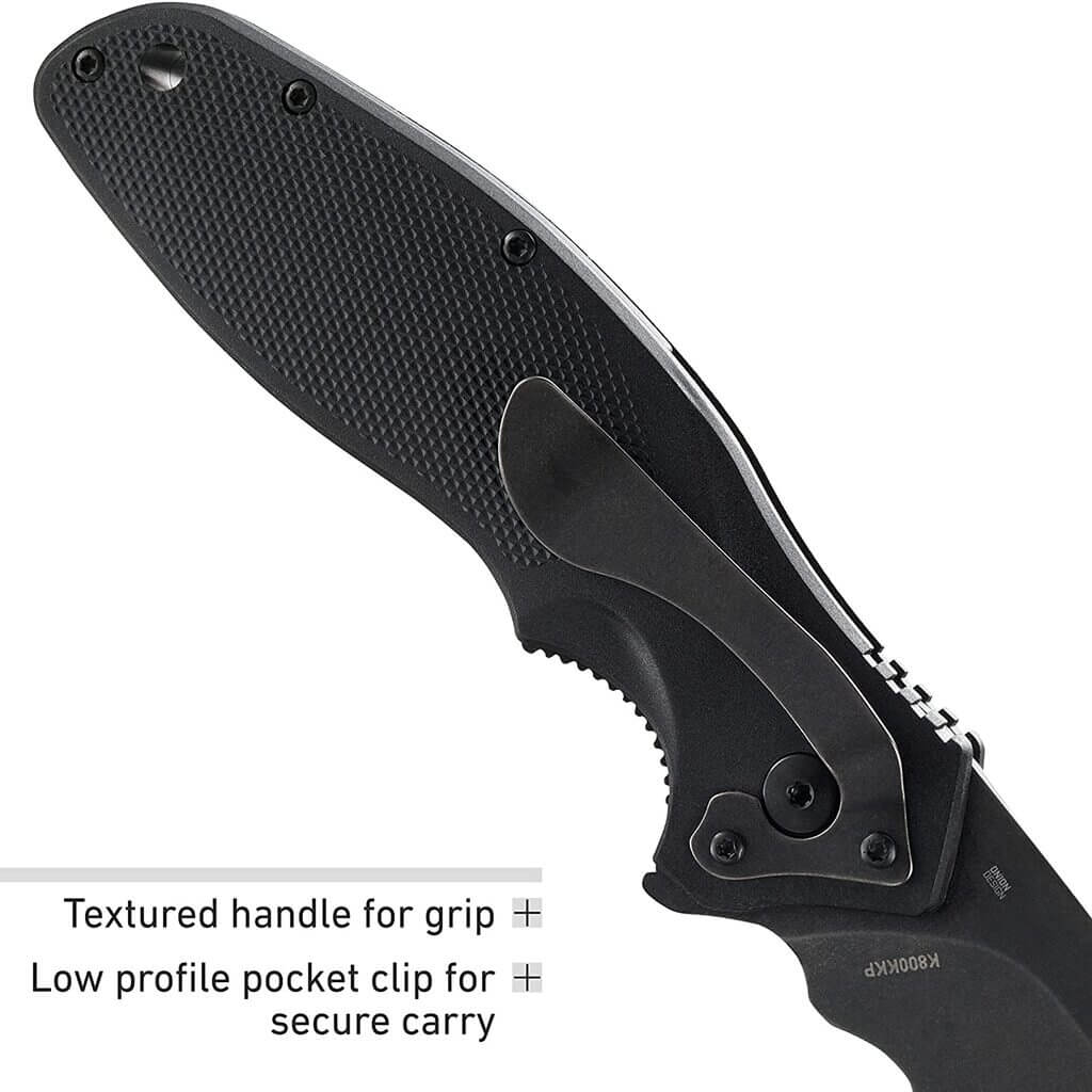 CRKT Shenanigan Flipper Folding Knife, Assisted Opening, Veff Serrations, GFN Black, - The Gifted Man