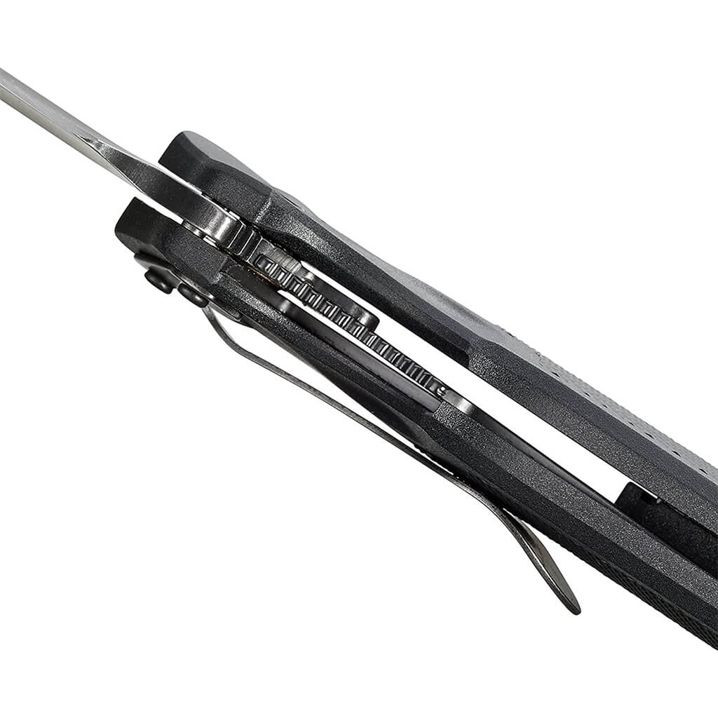 CRKT Shenanigan Flipper Folding Knife, Assisted Opening, Veff Serrations, GFN Black, - The Gifted Man