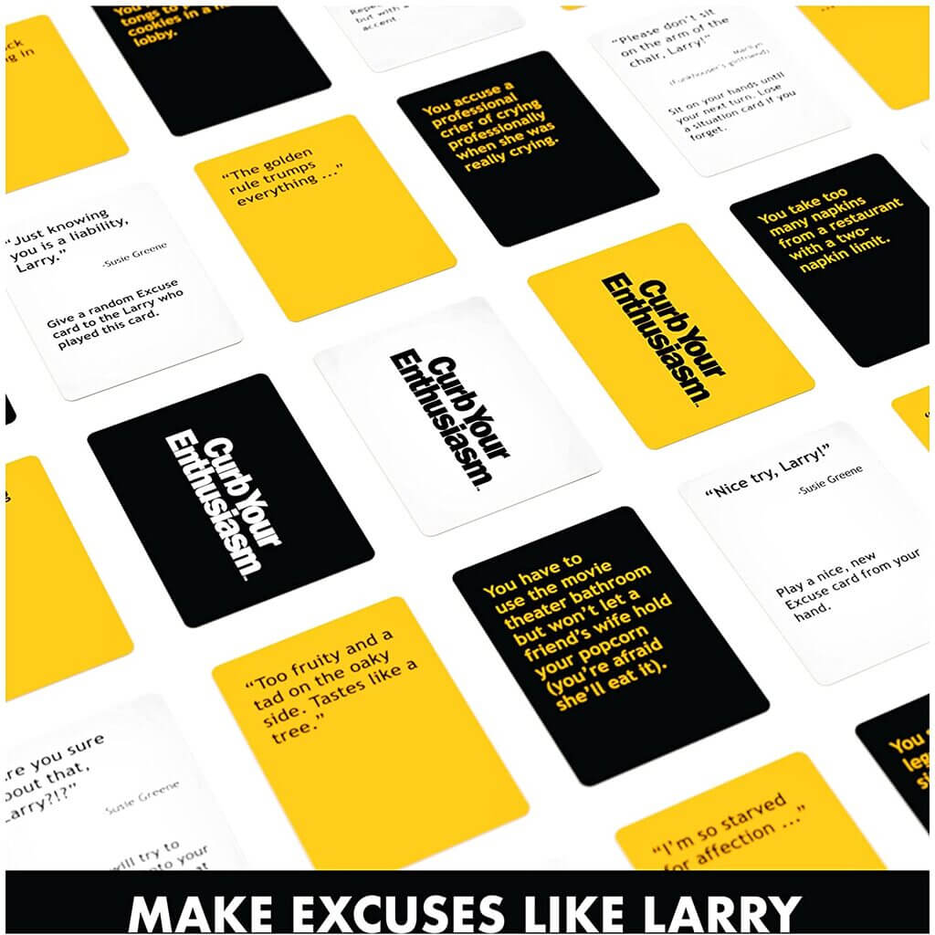 Curb Your Enthusiasm Hilarious Role-Playing Party Card Game - The Gifted Man