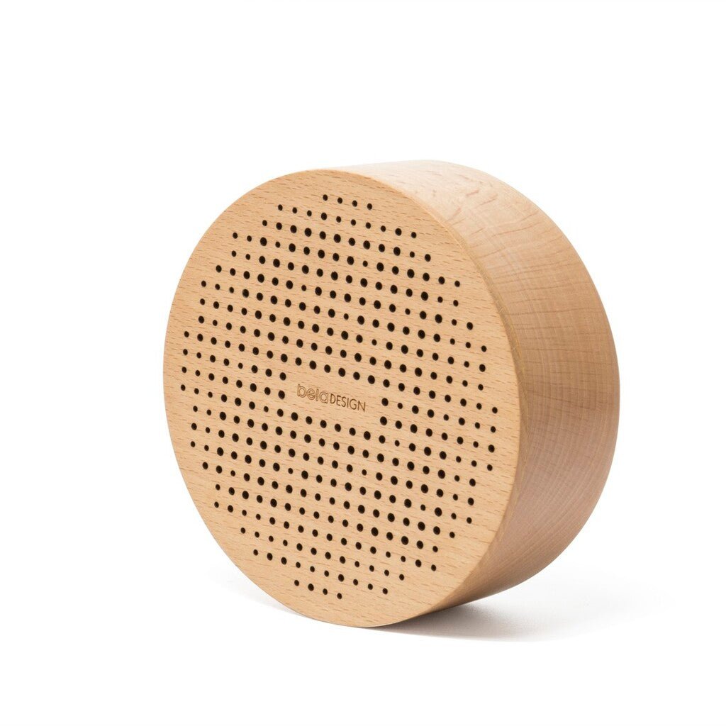Decent Living Wooden Bluetooth Speaker -Round - Dot and Dot - The Gifted Man
