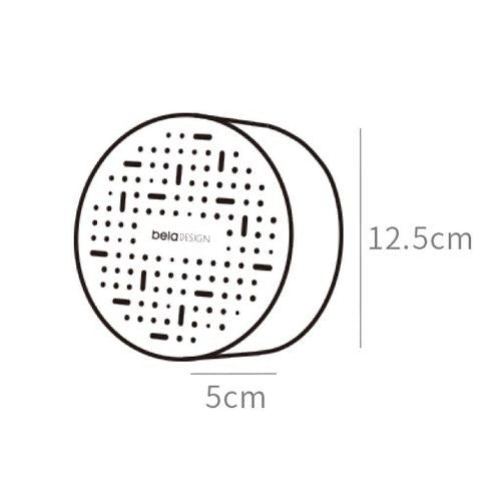 Decent Living Wooden Bluetooth Speaker -Round - Dot and Slot - The Gifted Man