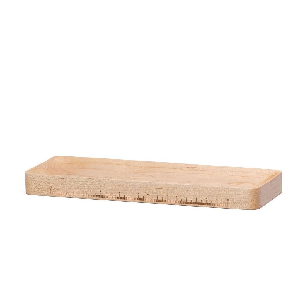 Decent Living Wooden Tray Organizer - Solid Maple - The Gifted Man