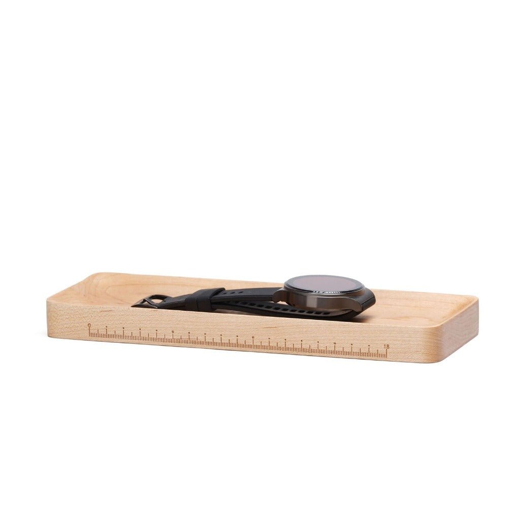 Decent Living Wooden Tray Organizer - Solid Maple - The Gifted Man