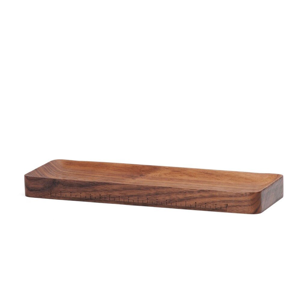 Decent Living Wooden Tray Organizer - Solid Walnut - The Gifted Man