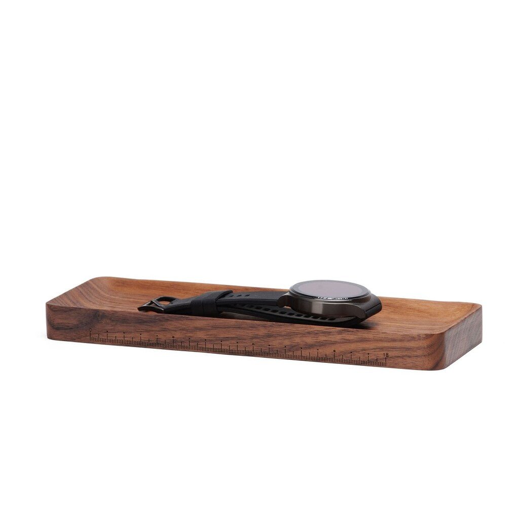 Decent Living Wooden Tray Organizer - Solid Walnut - The Gifted Man