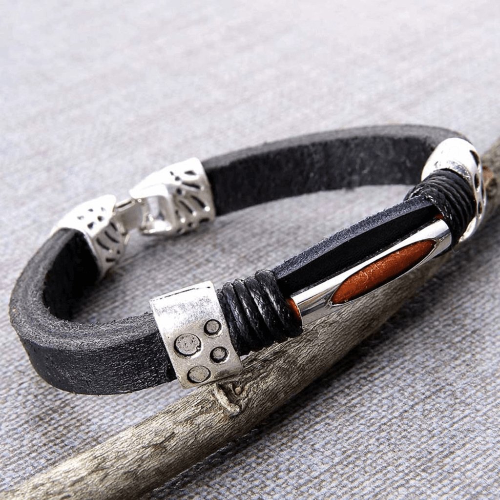 Denali Leather Men&#39;s Bracelet | Reno Blake - The Gifted Man