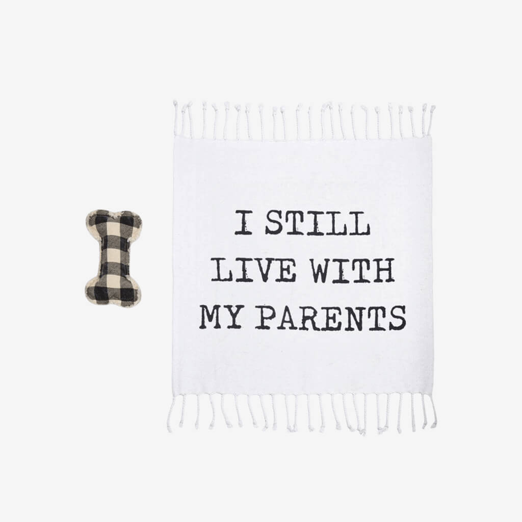 Dog Blanket and Toy Set Plaid - The Gifted Man