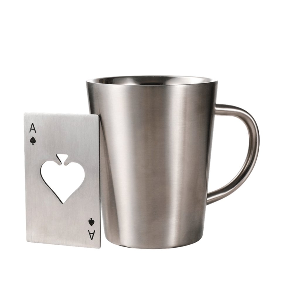 Double Trouble Executive Drinkware Gift Set | Silver - The Gifted Man