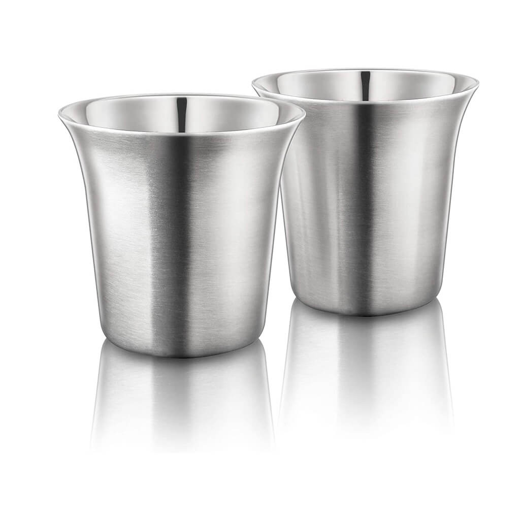 Double-Wall Stainless Steel Espresso Cups 2.5 oz (74ml) - The Gifted Man