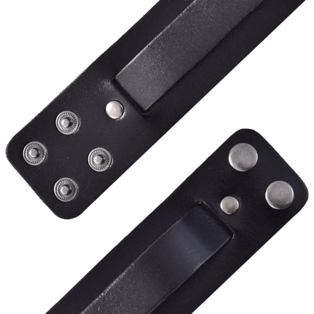 Drake Leather Bracelet | Black - The Gifted Man