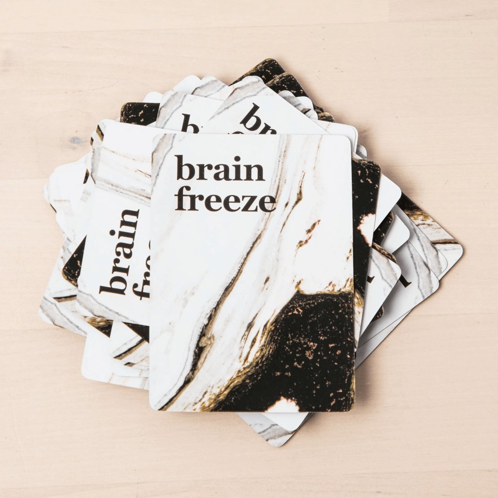 Dyce Games - Brain Freeze: The Speak-Before-You-Think Game - After Dark - The Gifted Man