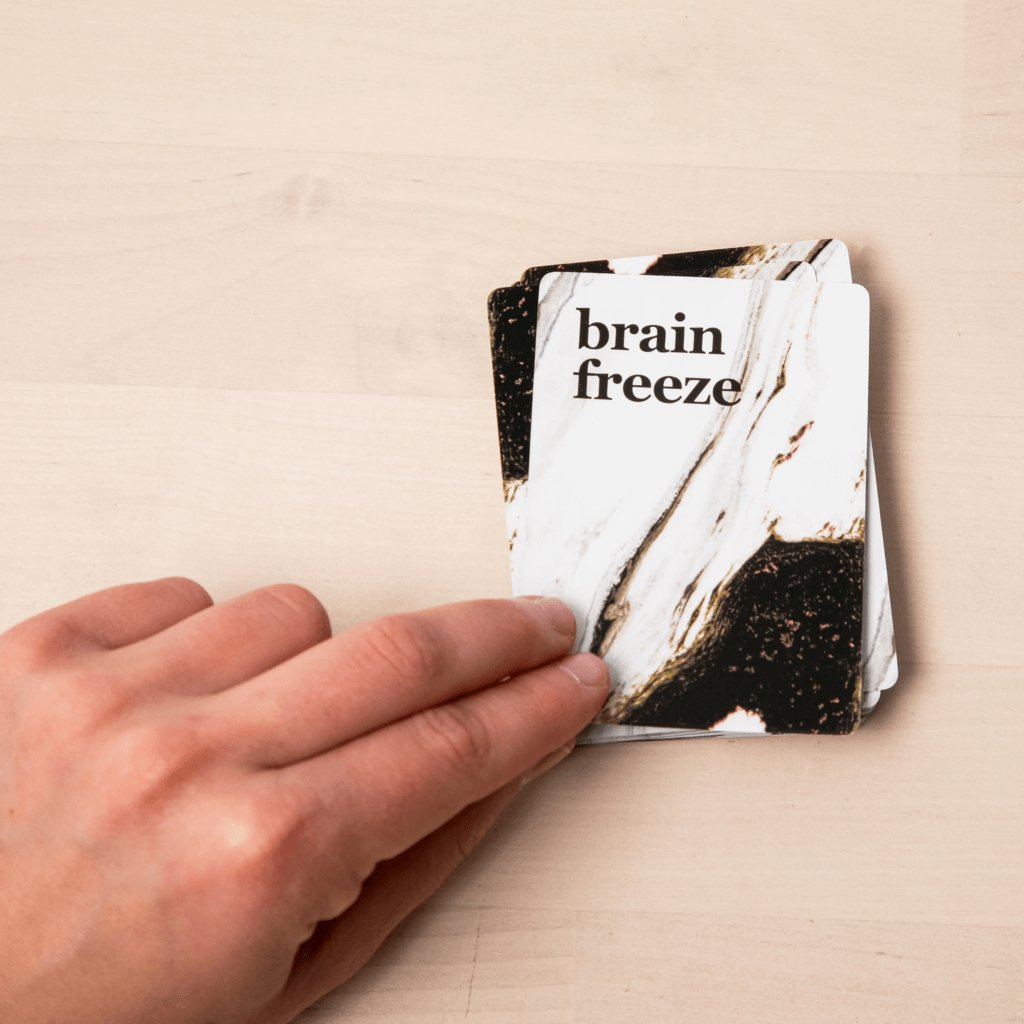 Dyce Games - Brain Freeze: The Speak-Before-You-Think Game - After Dark - The Gifted Man