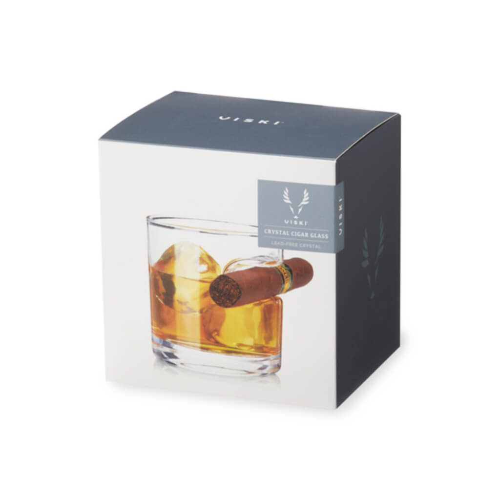 Elegant Crystal Cigar Glass by Viski - The Gifted Man