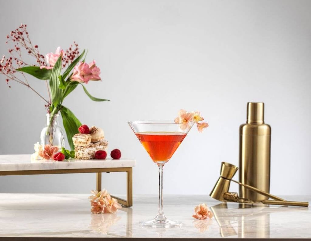 Olivia Martini Glasses, Set of 2