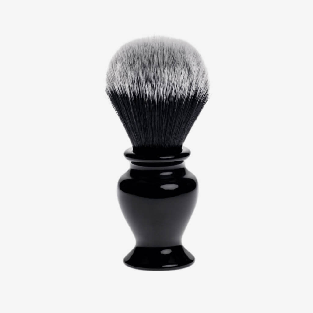 Fendrihan Black and White Synthetic Shaving Brush, Resin Handle - The Gifted Man
