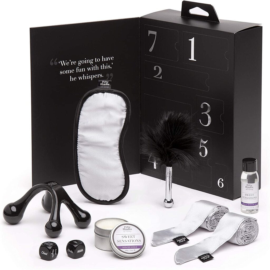 Fifty Shades of Grey Pleasure Overload Sweet Sensations 7 Day Advent Kit - The Gifted Man