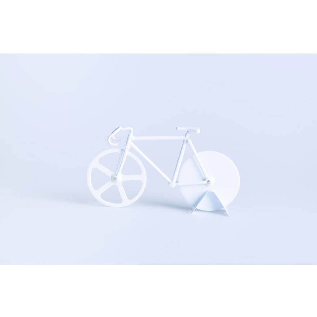 Fixie Pure White Pizza Cutter - The Gifted Man
