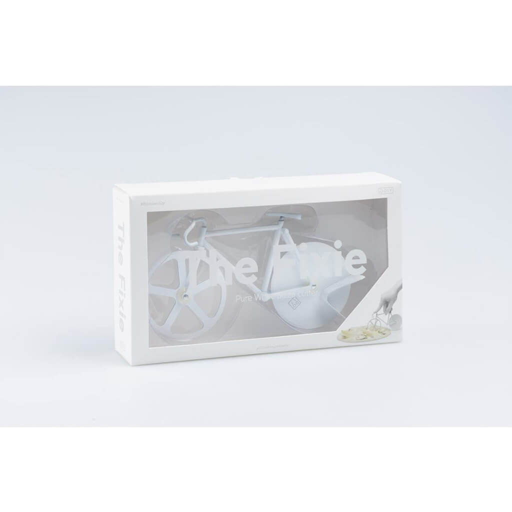 Fixie Pure White Pizza Cutter - The Gifted Man