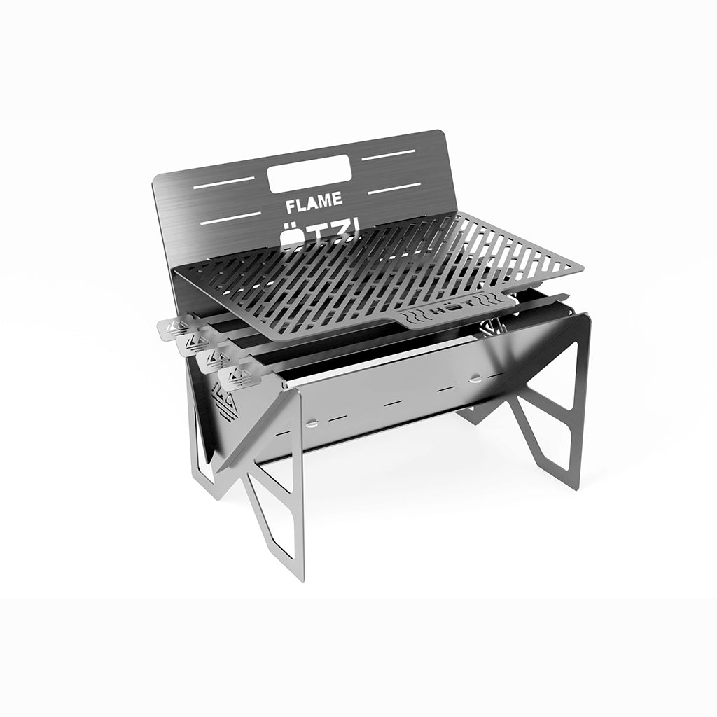 Otzi Flame Portable 4-6 Person Grill *Hybrid Alloy*