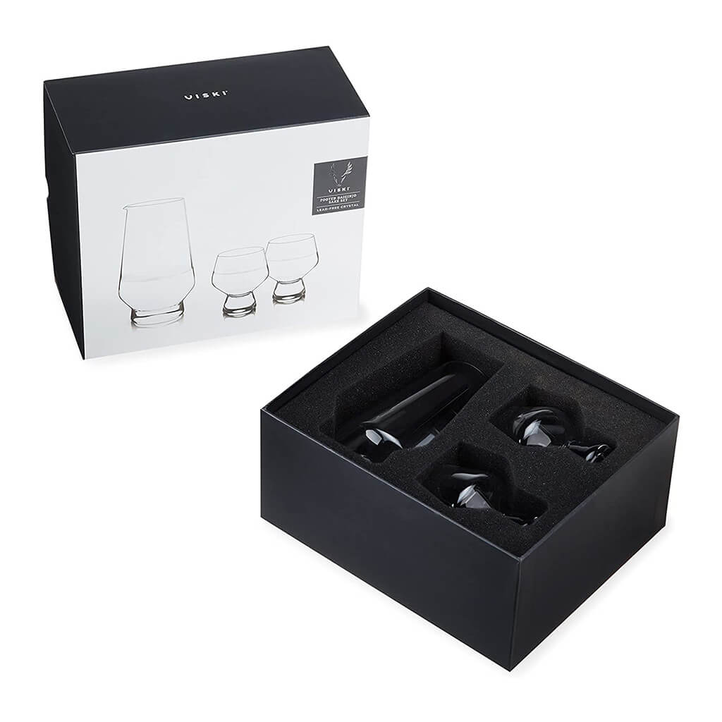 Footed Daiginjo Sake Set by VISKI (3-Piece Set) - The Gifted Man