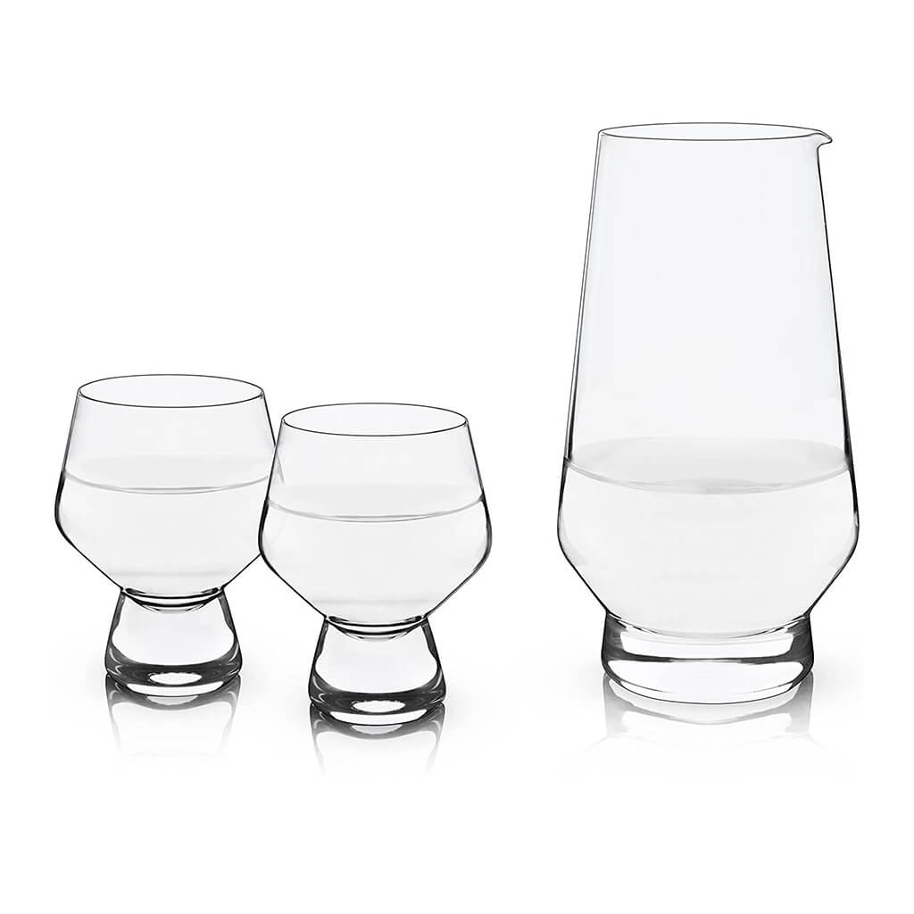 Footed Daiginjo Sake Set by VISKI (3-Piece Set) - The Gifted Man